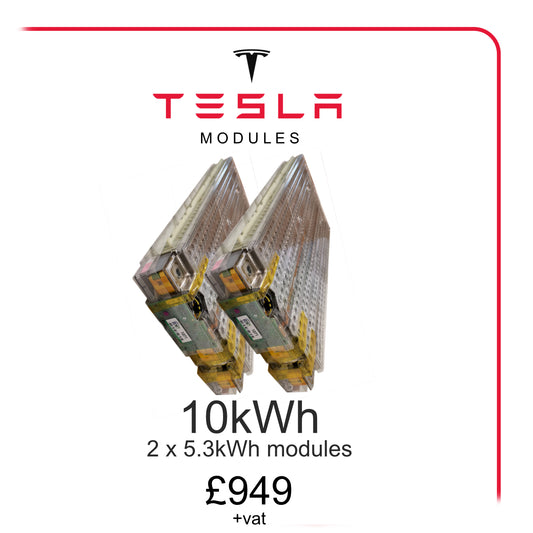 2 x Tesla 5.3kWh module set 10kWh